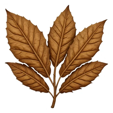 tobacco leave sticker