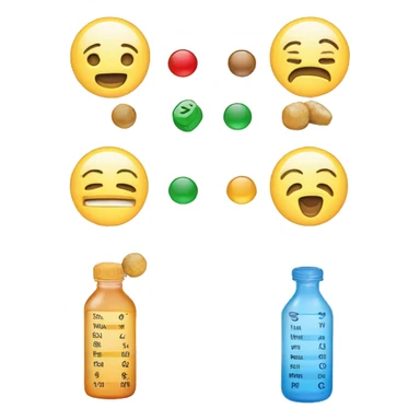 a graph showing different vitamin levels, these include, testosterone, vitamin D and cortisol.  sticker