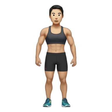 Asian CrossFiter said “stop” sticker