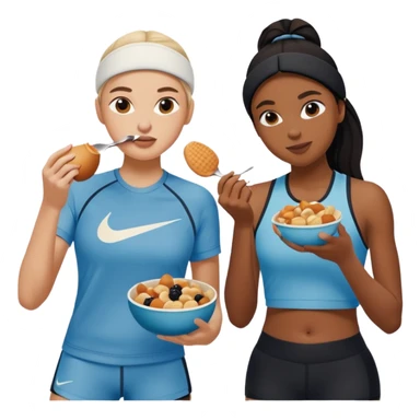 i want two person nicke eatche athore sticker