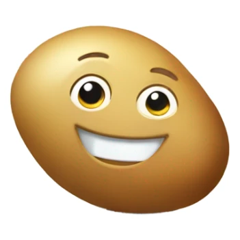 Vibrating potato happy  sticker