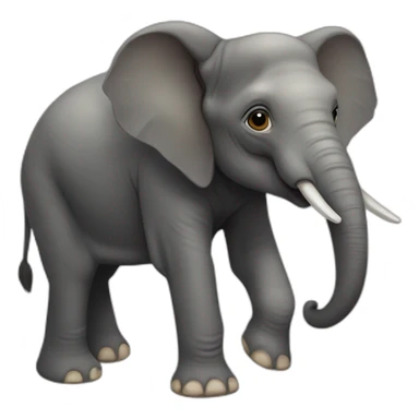 Borneo Pygmy Elephant sticker