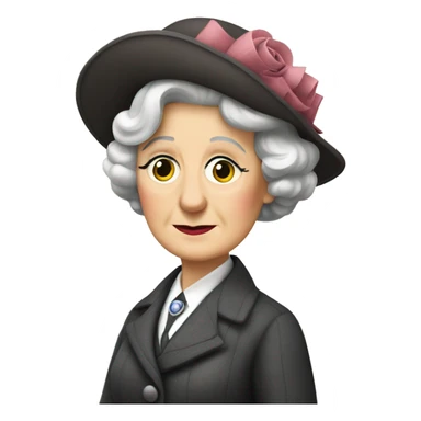 Marple Agatha Christie sticker