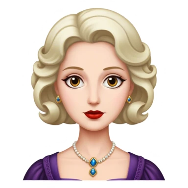 lady agatha danbury from bridgerton sticker
