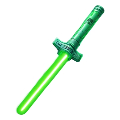 Green Neon Light sabre sticker