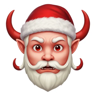 Demon ,Christmas ,horn sticker
