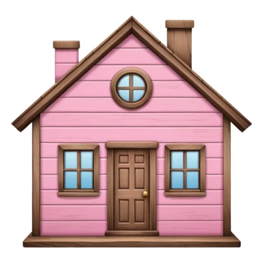 home sign  with lines pink sticker