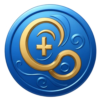 euro coin blue fun sticker