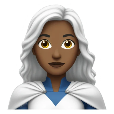 White superwoman sticker