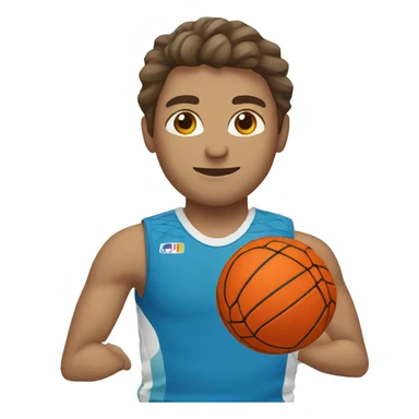 handball player sticker