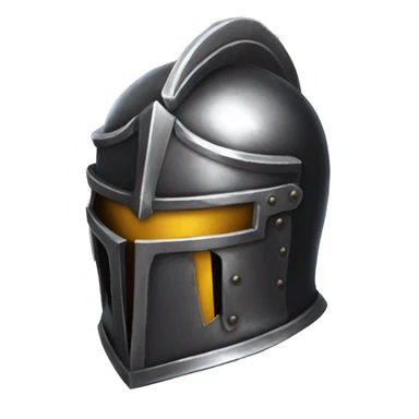 metal knight helmet with visor dark souls sticker