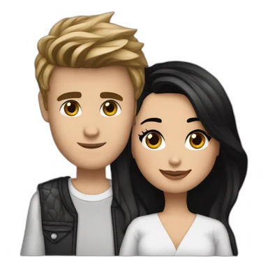 Justin-bieber-and-Demi-Lovato sticker