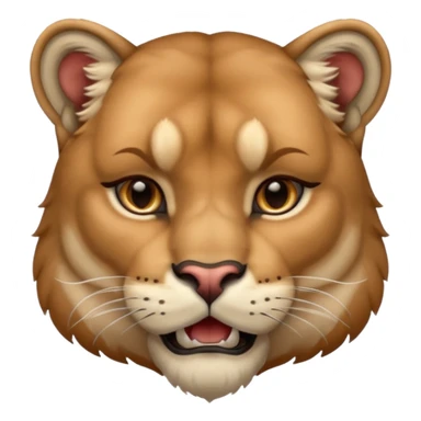 Cougar animal  sticker