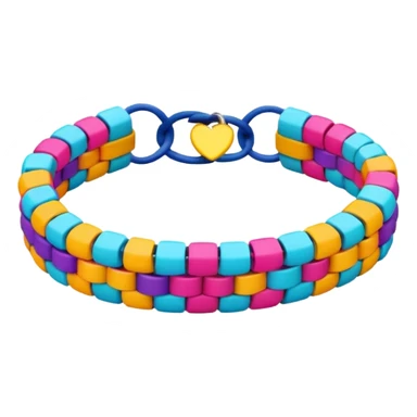 Friendship colorful brazalete sticker