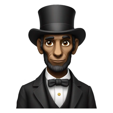 Abraham Lincoln goat sticker