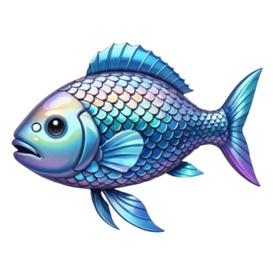 River fish sticker