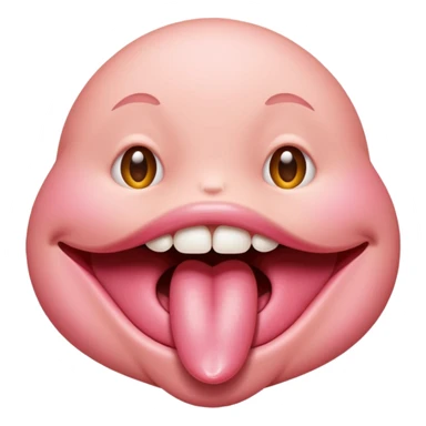 Sexy tongue sticker