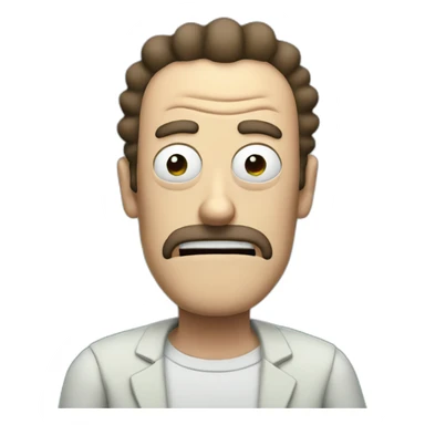 rick from rick and morty sticker