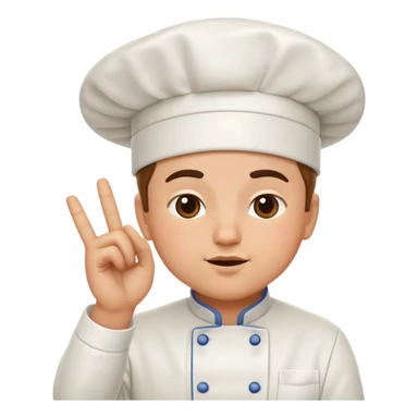 chef's kiss hand gesture without face sticker