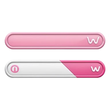 mix light pink dark pink and white girly internet seach bar with www. logo sticker