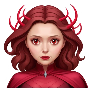  Elizabeth Olsen Scarlet witch  sticker