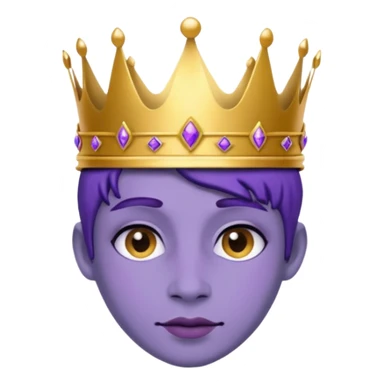 Purple royalty sticker