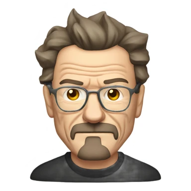 walter white with cat ears  sticker