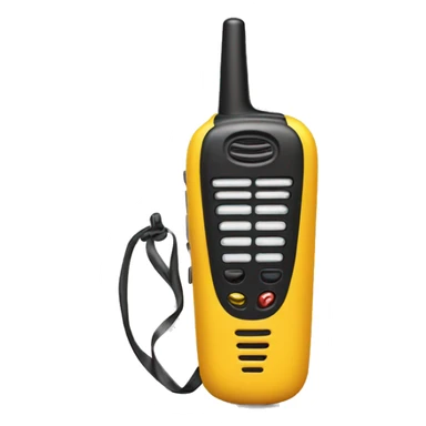 Walkie talkie sticker