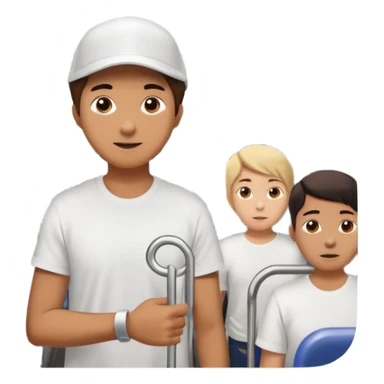 Rider holding grab bar,Metro Riders, inside metro train, no transparent. sticker