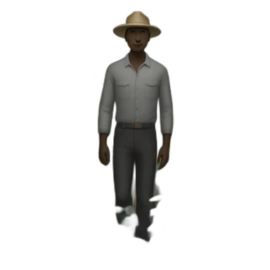 Un homme noir dans un champs de coton sticker