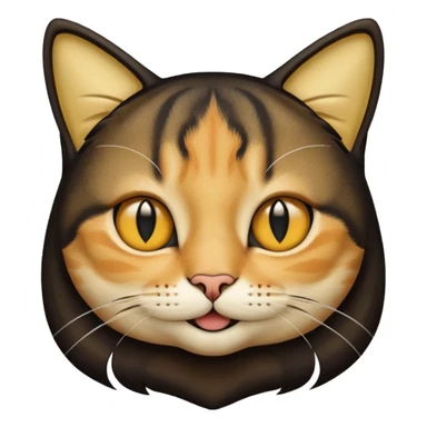 frame mona lisa artwork, cat face sticker