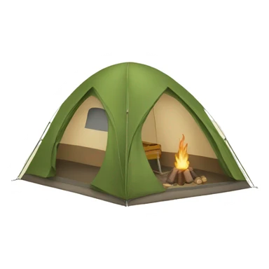 Camping sticker