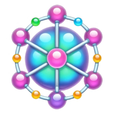 molecule eating sticker
