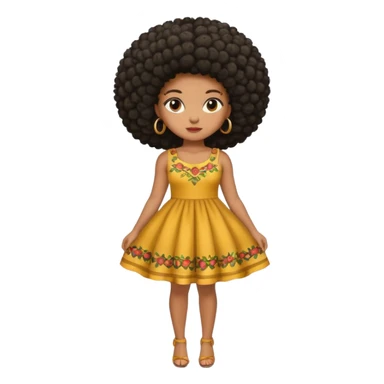 Black girl big bottom  sticker