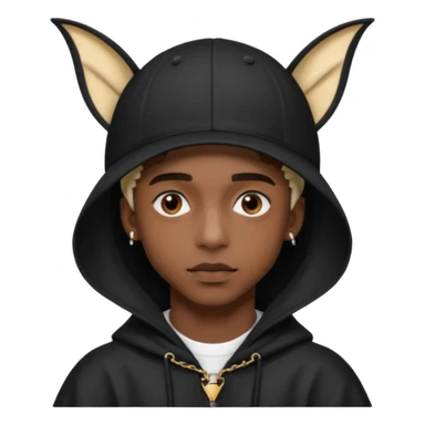 Bonnet de chauve-souris de playboi cartier  sticker