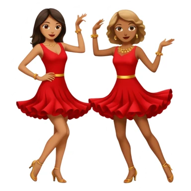 salsa women dance  sticker