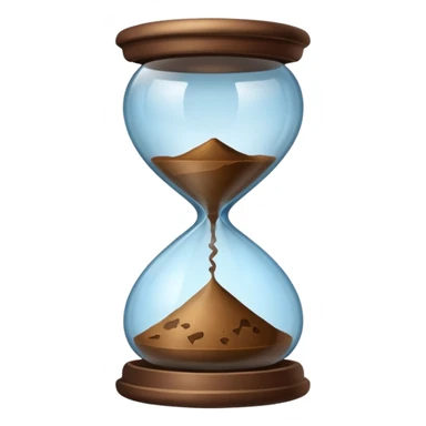 earth hour glass sticker