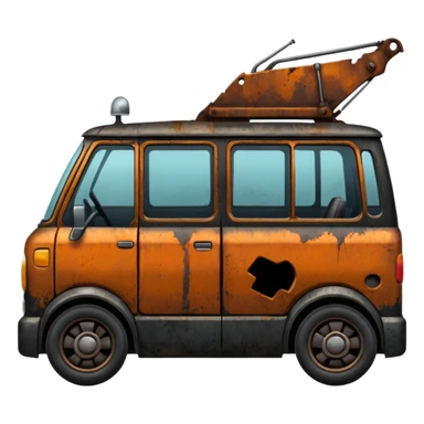 Broken Urban Vehicle black sticker