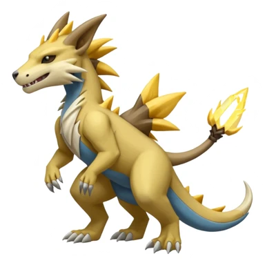 Manectric-Marowak-Duskul-Electrike-Fakémon-hybrid-creature (full body)  sticker