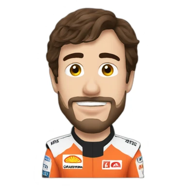 fernando alonso con la 33 sticker