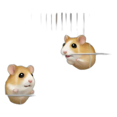 Hamster cage sticker
