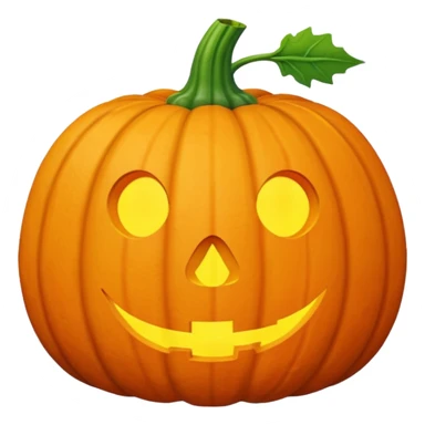 pumpkin with stem sticker