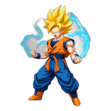 Goku super sayan bleu sticker