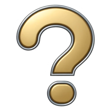 question mark sticker