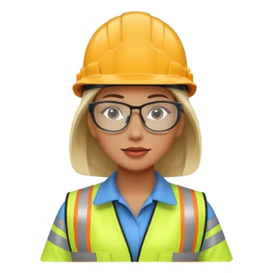 Occupational safety and health или labor protection woman sticker