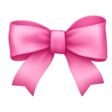 pink ribbon bow sticker