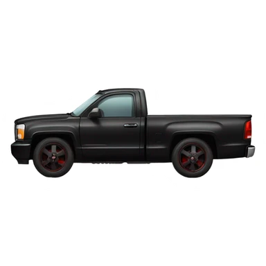 Gothic pickup truck gmc blood sticker