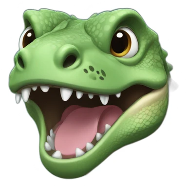 Komodo dragon crying sticker