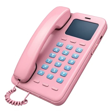 pastel pink phone sticker
