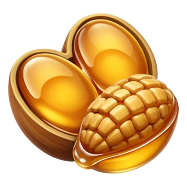 nuts with honey sticker